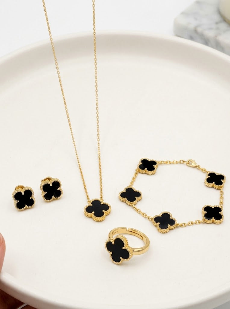 Stainless Steel Premium Quality Black Set