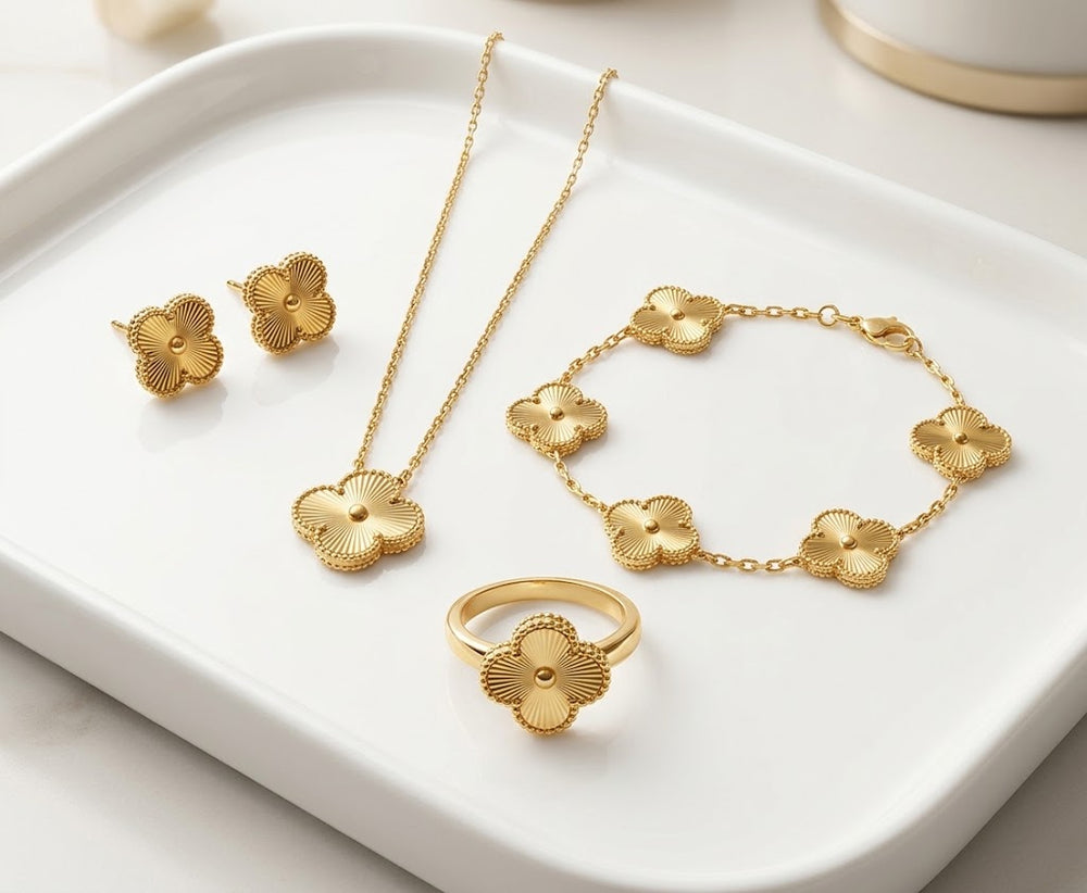 Stainless Steel Premium Quality Golden Set